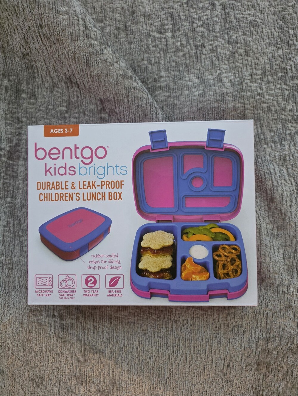 Bentgo Kids Bento-Style 5-Compartment Leak-Proof Lunch Box - brand New in box